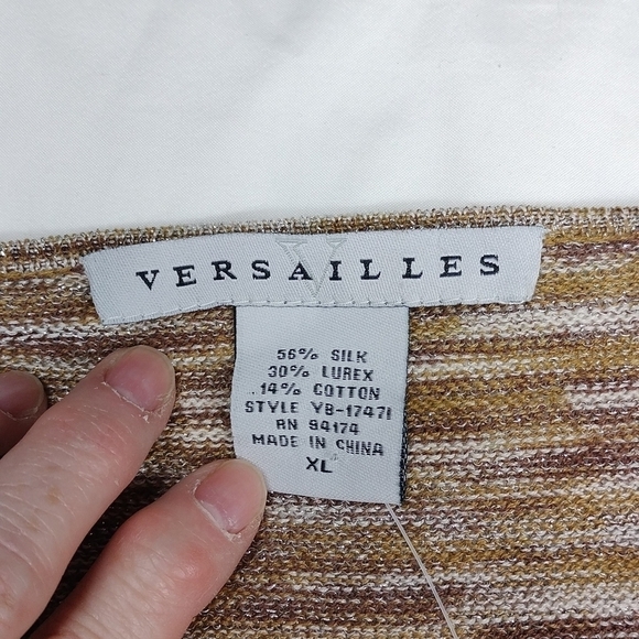 NWT Versailles women's XL light sweater  top - Picture 2 of 8